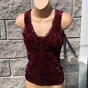 Velvet tank top